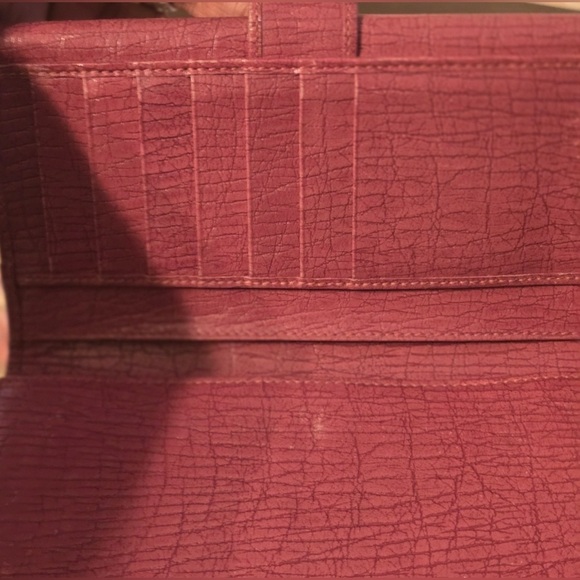 GUCCI Pink Long Wallet w/Decorative Rivets, EUC - Picture 9 of 16